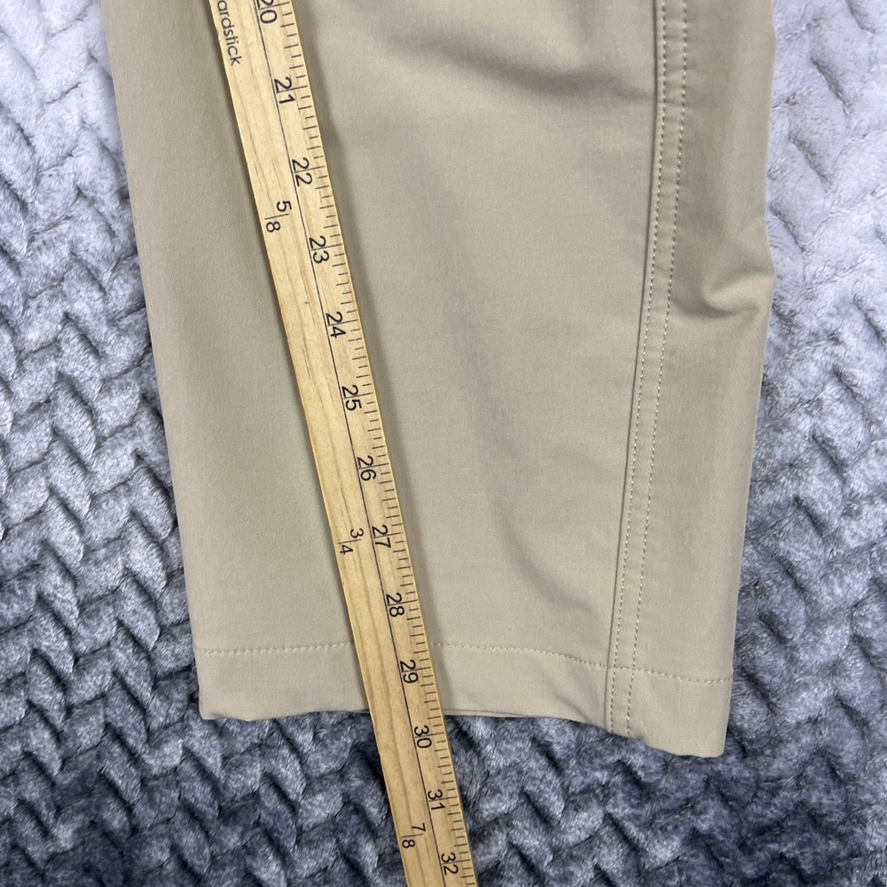 Hi-tech Pants Mens 34X30 Tan Cargo Zip Tech Performance Stretch Golf Chino Pants - Picture 9 of 16